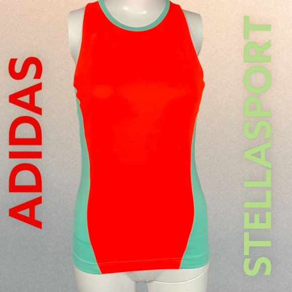 💋 4 FOR $50 /ADIDAS STELLASPORT ATHELETIC TANK (SZ SMALL) (NWOT) - Picture 1 of 6
